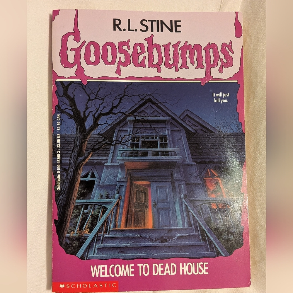 Vintage Goosebumps Welcome to Dead House Book In Excellent Condition 1992 #1